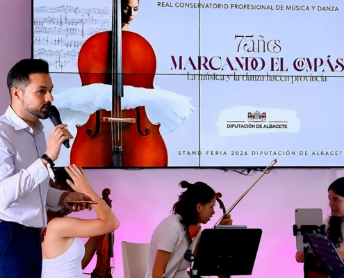 Cuatro j&oacute;venes talentos ponen el broche a los conciertos del 75&ordm; aniversario del Real Conservatorio en el stand ferial de la Diputaci&oacute;n