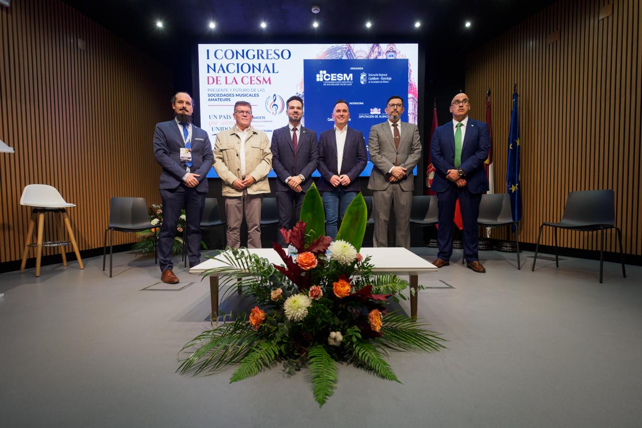Albacete acoge el I Congreso Nacional de Sociedades Musicales con la participación de 14 federaciones