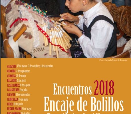 El próximo sábado se celebrará en Albacete el I Encuentro de Bolilleras de los XVIII que tendrán lugar este año en la provincia