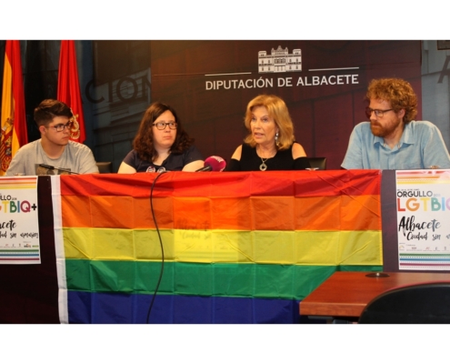 La Diputación iluminará esta noche su fachada con los colores del arco iris en apoyo al colectivo de personas LGTBIQ+