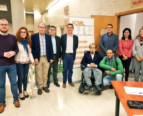 Caba&ntilde;ero alaba la labor de ACMIL por visibilizar los retos a los que se enfrentan quienes sufren Discapacidad Intelectual Ligera o Inteligencia L ...