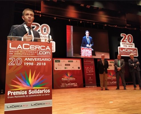 Cabañero subraya el carácter solidario de la sociedad albaceteña durante la gala de entrega de los X Premios Solidarios de La Cerca