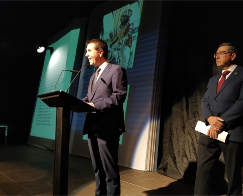 Santiago Caba&ntilde;ero ensalza los valores de uni&oacute;n, hermandad y solidaridad que han hecho de las tamboradas Patrimonio Cultural de la Humanidad