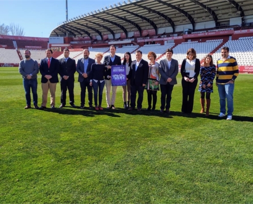 Mar&iacute;a Victoria Leal defiende la calidad del f&uacute;tbol femenino durante la presentaci&oacute;n del partido que el Fundaci&oacute;n Albacete disputar&aacute; contra el ...