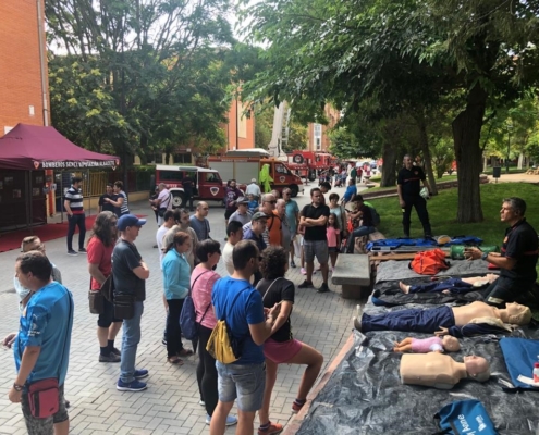 Más de 2000 personas participan en las Jornadas de Puertas Abiertas que el SEPEI ha celebrado hoy en su parque de Almansa