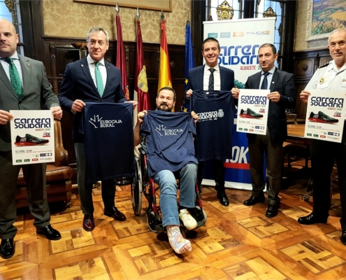 La Diputación Provincial se suma a la 7ª Carrera Solidaria que Eurocaja Rural, la Policía Nacional y Tello Alimentación ‘estrenan’ en Albacete