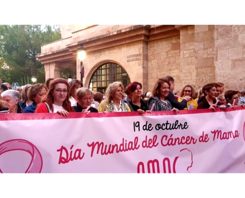 La Diputaci&oacute;n forma parte de la marea rosa, capitaneada por AMAC, que inunda Albacete para visibilizar a las mujeres afectadas por c&aacute;ncer de ...